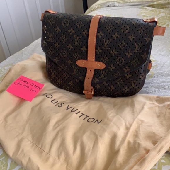 Louis Vuitton Handbags - Sofia Coppola perforated turquoise monogram